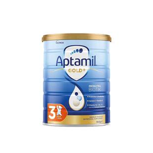 Aptamil澳洲爱他美金装3段牛奶粉新西兰进口1-3岁婴幼儿三段*6罐