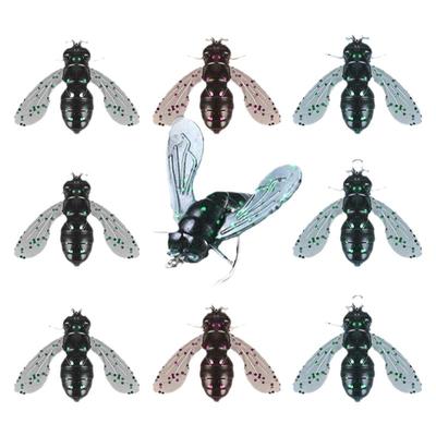 二代新苍蝇钩软饵飞蝇钩路亚假饵