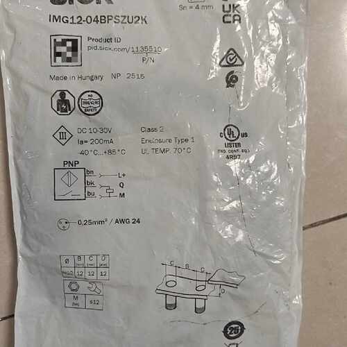 溢价-西克接近开关IMG12-04BPSZU2K，订货号11355