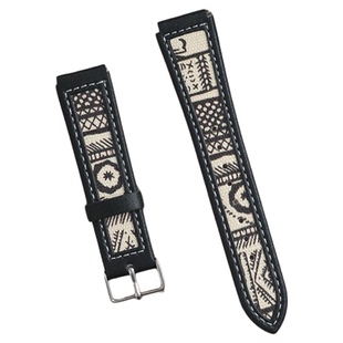 萱芊适用于华为GT6马鞍华为手表GT5GT4表带watch543pro女GT3/2pro手表带皮新款Fit432帆布智能荣耀4pro手表带