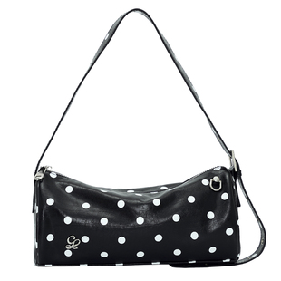 少女心球 波点软圆筒 秋冬百搭轻便韩系小众设计单肩腋下斜挎包