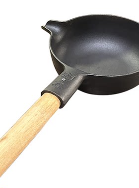 平底剁茶锅电磁炉煤气灶家用桂林恭城打油茶灌阳煮茶全州姜茶生铁