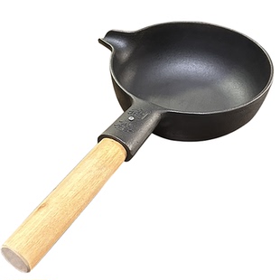 平底剁茶锅电磁炉煤气灶家用桂林恭城打油茶灌阳煮茶全州姜茶生铁