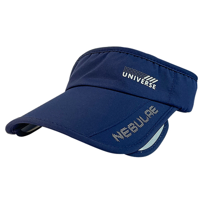 运动风可伸缩帽檐大头围空顶帽