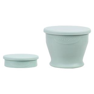 专属时代旅行折叠水杯食品级硅胶便携式户外杯子可折叠压缩漱口杯