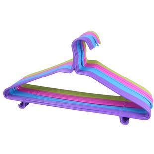 蝶衣扭钩经济型浸塑衣架浸塑挂钩扭花成人包邮衣裤防滑晾衣撑衣挂
