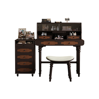 意美诗法式复古风可移动梳妆台