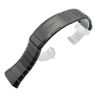 适配华为watchgt5pro钛金属表带曜石黑钛合金快拆huawei手表表链