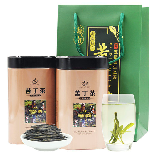 海南五指山白骨苦丁茶特级两罐装共150g正宗大叶苦丁茶2026新茶