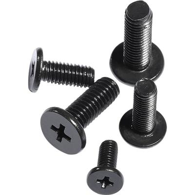 黑色304不锈钢十字扁平头螺丝