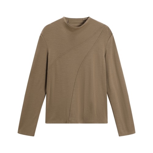 【弗息】EXCEPTION例外联名设计绵羊毛针织柔软亲肤烟囱领贴身T恤