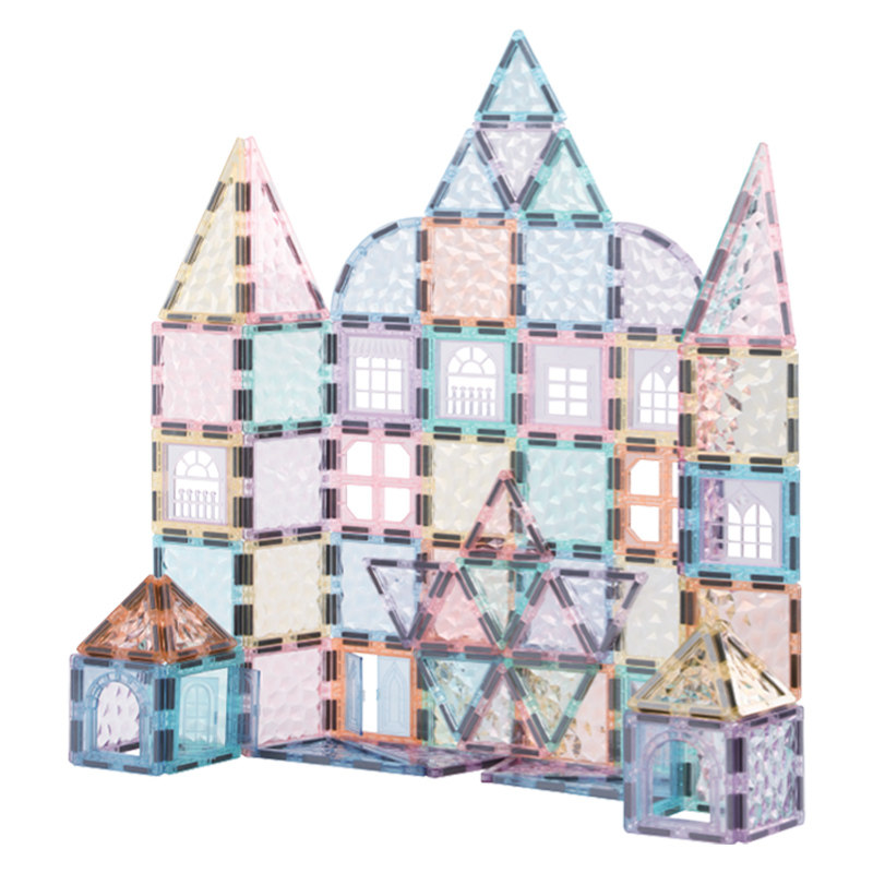 【预售】玩具反斗城Playpop彩钻磁力片儿童早教益智拼图积木玩具