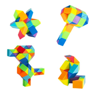 百变魔尺24段36/48/60/72/96/240节大号儿童幼儿园魔方条益智玩具