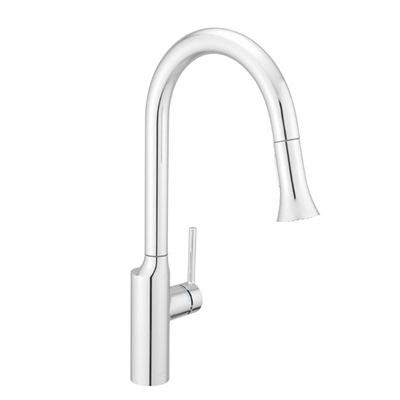 摩恩洗菜盆厨房水龙头抽拉式冷热