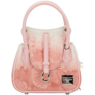Emotional World 春夏新款粉色流苏包包小众设计师款手提包