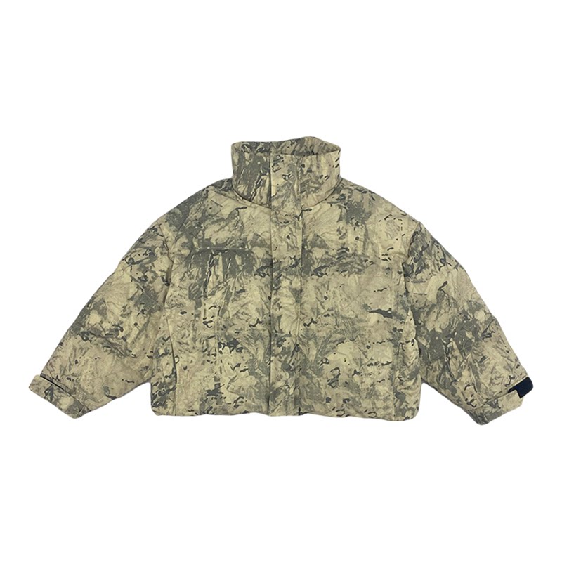 edo一度童装冬季迷彩羽绒服外套