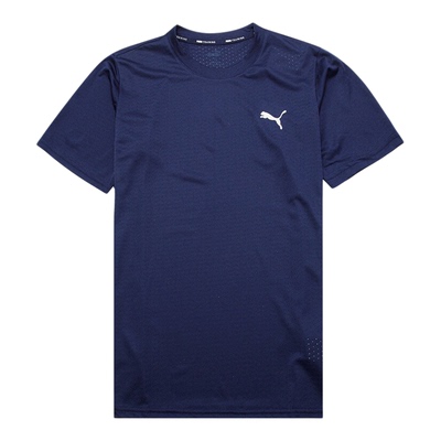 Puma/彪马正品运动休闲舒适透气男训练短袖T恤短裤套装 522556-06