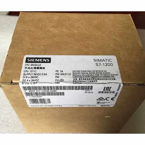 议价6ES7211-1AE40-0XB0西门子S7-1200CPU 1211C紧凑型CPUDC/DC/D