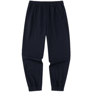 安踏运动裤加绒女裤女款2025新款冬季加厚保暖长裤束脚针织卫裤女