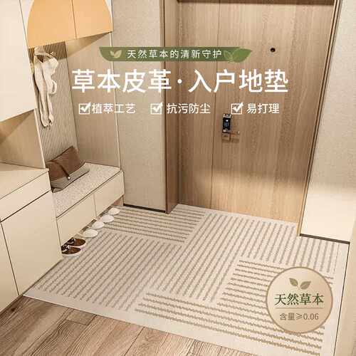 入户门地垫奶油风门垫门口室内进门脚垫裁剪pvc耐脏免洗可擦地毯