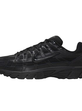 Nike耐克男鞋P-6000全黑复古老爹鞋网面透气运动跑步鞋CD6404-002