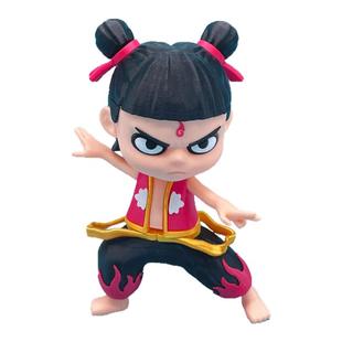 【限量发售】3D打印国潮哪吒双生潮玩手办 红金战甲烈焰动态造型