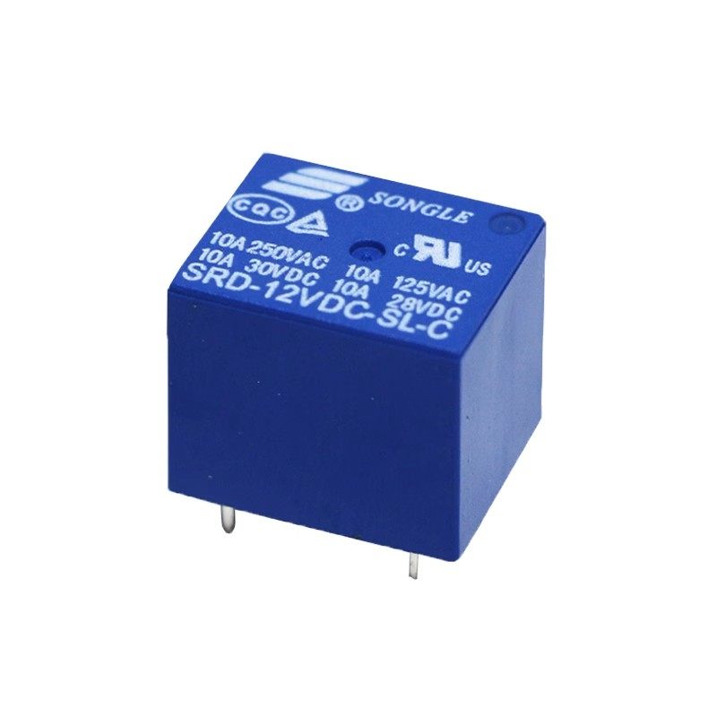松乐SRD小型继电器T73信号触发5V 12V 24VDC-SL-C 4脚/5脚10A直流