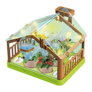 阳光种植房小学生植物观察科学小实验套装太阳能农作物植物园玩具