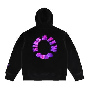 FFF官方AFGK“闪电系列”美式嘻哈街头纯棉套头卫衣情侣刺绣帽衫