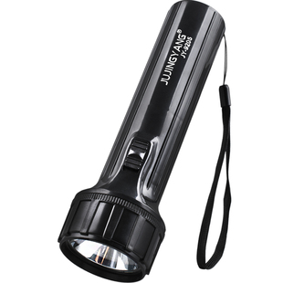 装2节1号干电池手电筒强光家用应急老式怀旧LED节能防水防摔电筒