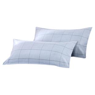 【2025新品】纯棉老粗布枕套一对装枕头套枕芯套40x60全棉48x74cm