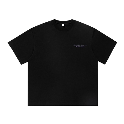 短袖美式潮牌宽松版型五分袖T恤