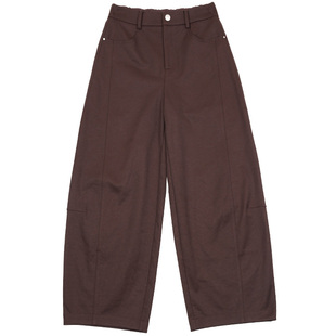 菲伊唐弯刀裤气球裤新时尚高腰显瘦百搭宽松九分裤加绒阔腿哪吒裤