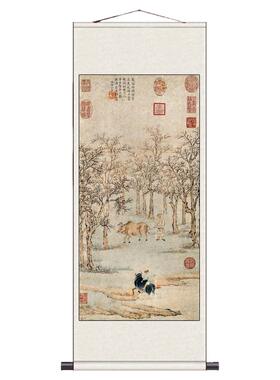 丽江南仿古画高清微喷绢画