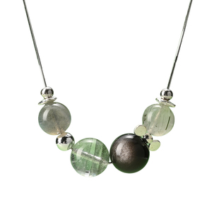 五行缺木补木项链天然五行水晶缺水木饰品五行喜用水定制水晶项链