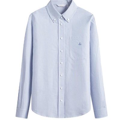 Navigare条纹纯棉长袖衬衫
