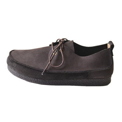 森系棉麻风休闲单鞋真皮外贸复古