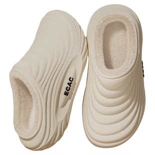 医用手术室棉拖鞋男冬2025新款eva防臭防滑防水保暖居家外穿拖鞋