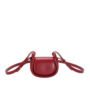 uustudio小众设计款高级感口红包包女2022新款马鞍斜挎迷你耳机包