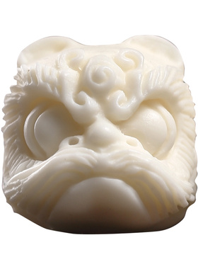 手工雕刻醒狮diy挂件配饰