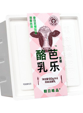 朝日唯品乳酪5口味丝滑100g*4