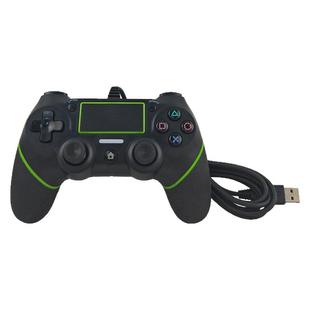 厂家直销私模包胶PS4有线手柄PS4有线游戏控制器 手柄PS4主机手柄