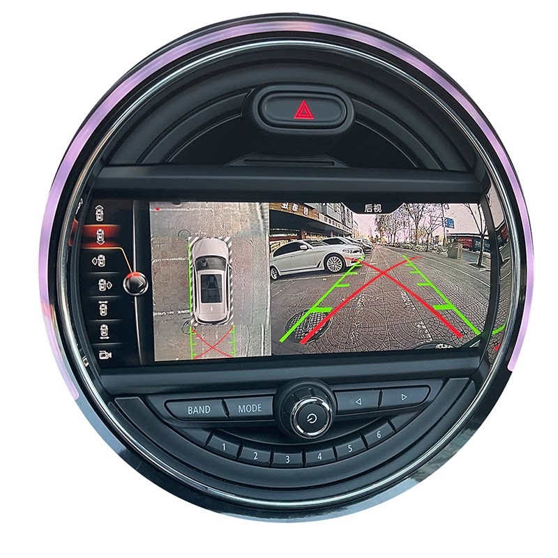 适用宝马MINICOOPER倒车影像ONE CARPLAY原厂后视导航中控360全景