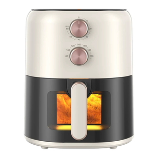 美的空气炸锅家用新款4.5L大容量可视免翻面电炸锅烤箱KZE459X9BD