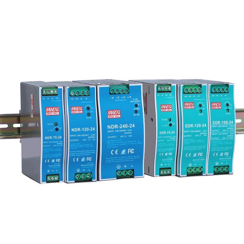 EDR-120-24导轨式开关电源12/48V明伟NDR卡轨edr-75/150/240/480w_虎窝淘