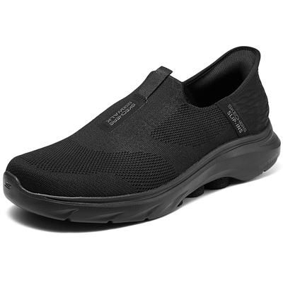 Skechers斯凯奇闪穿鞋夏季男鞋一脚蹬健步鞋运动休闲鞋轻便通勤
