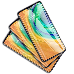 适用华为p30钢化膜p40p50mate30手机nova7/11/9/5pro8play6tpro荣耀80/70/60x40gt/x30i/magic4t3v20v30x20se