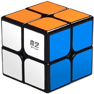 奇艺2 二阶魔方果冻色顺滑专用套装全套儿童初学者异形幼儿园玩具