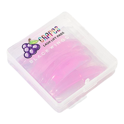 黑之羽小云朵自粘超软烫睫毛垫片5对装角蛋白翘睫术硅胶模具