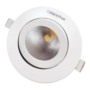 三雄极光 COB射灯星焕LED天花射灯背景灯6W10W客厅卧室过道牛眼灯